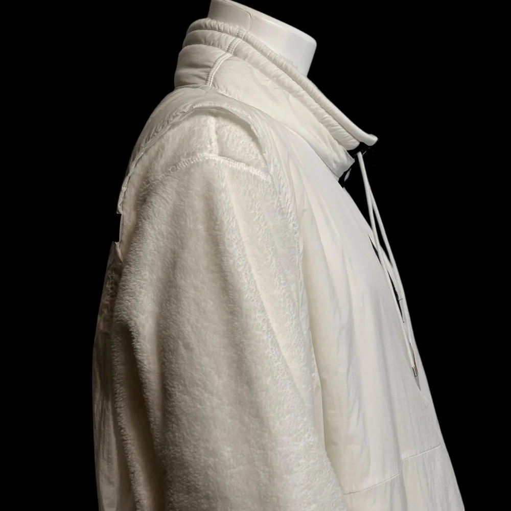 RARE VTG NIKE Jordan Flight White Jacket /Vest Windbreaker Size 3XL